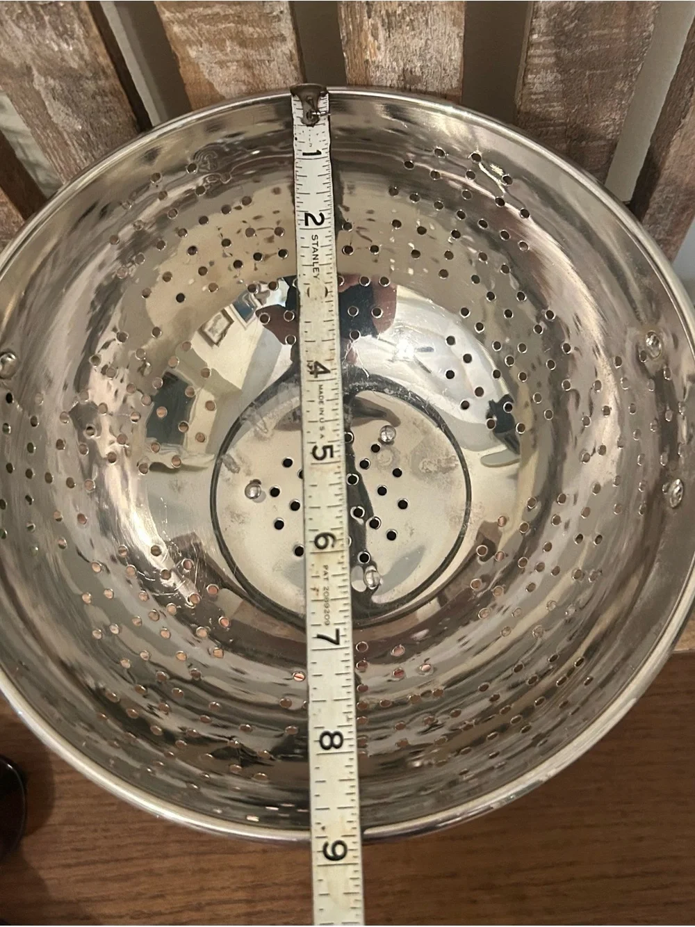 Vintage Copper Colander 9